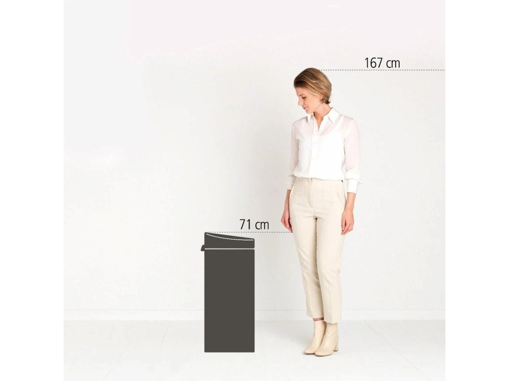 Brabantia Soptunna med trycklock TOUCH BIN NY 30 l, beige