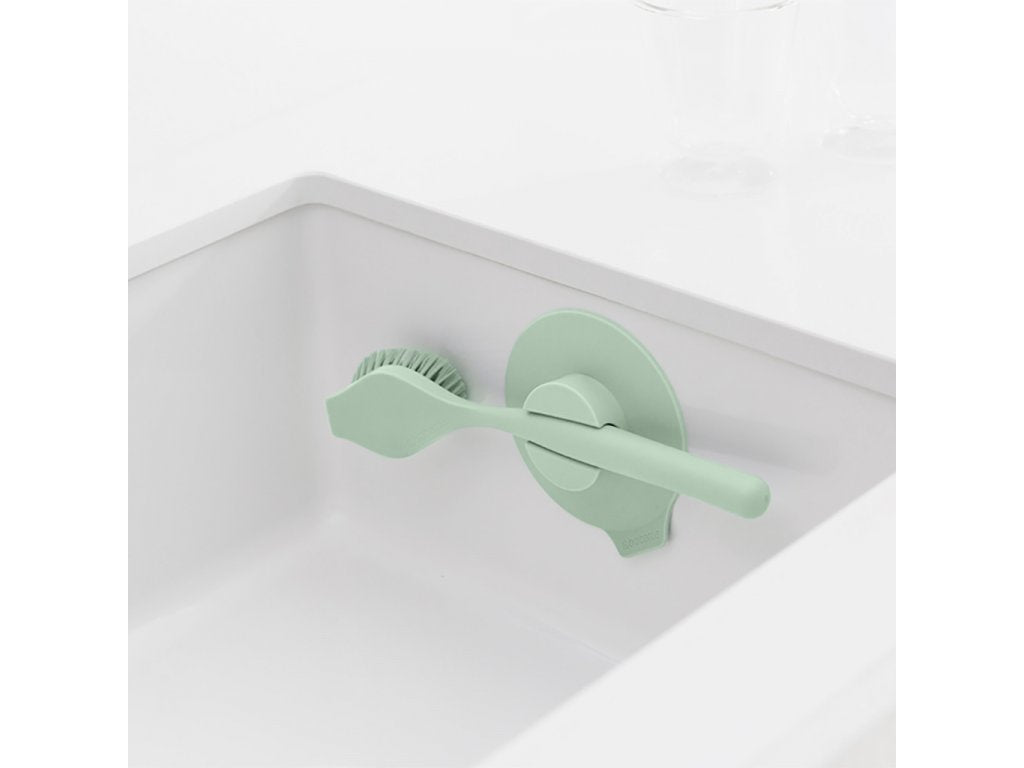 Brabantia Diskborste, med sugkopp, grön