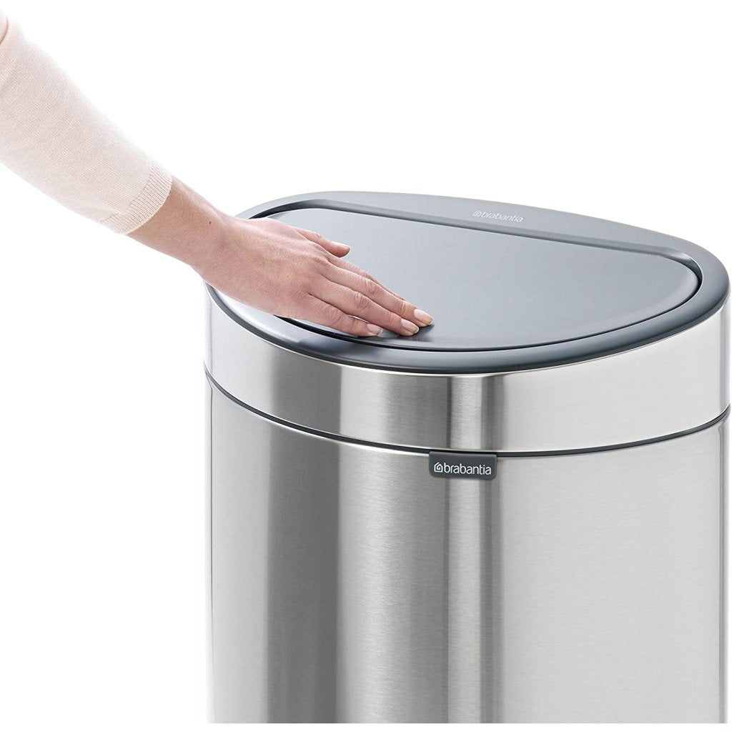 Brabantia Soptunna med trycklock TOUCH BIN NY 23 + 10 l, matt stål