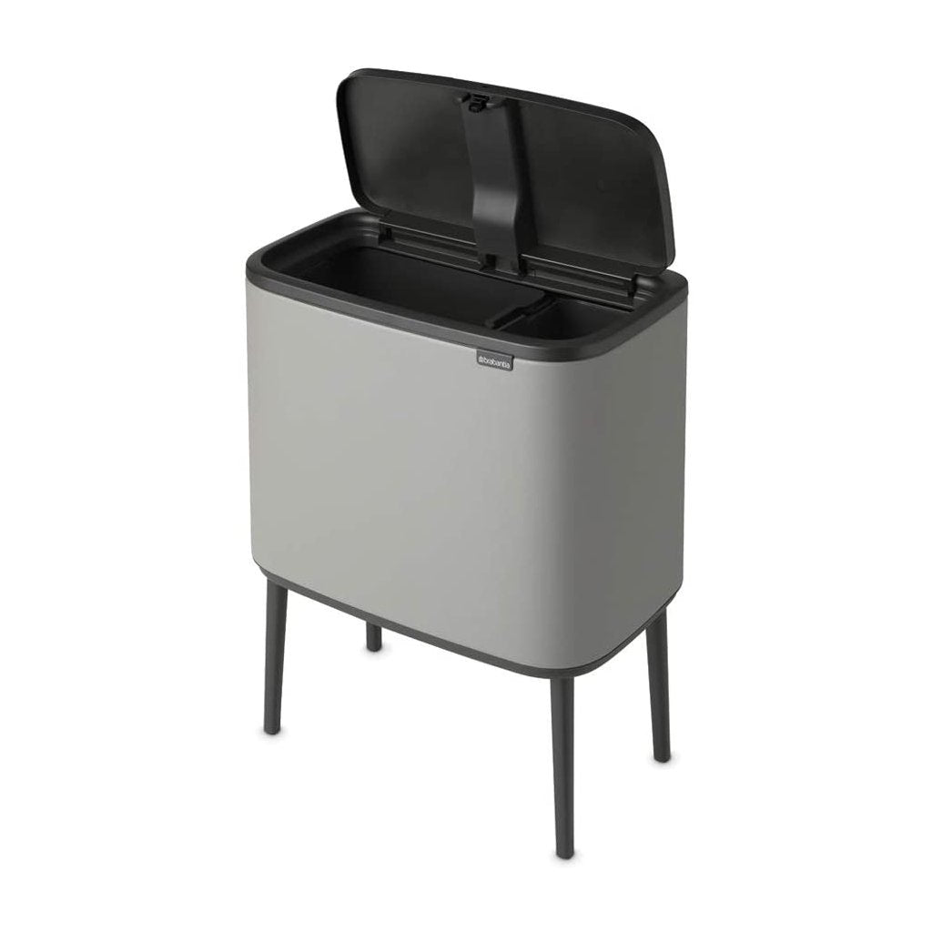 Brabantia Soptunna med trycklock BO TOUCH BIN 11 + 23 l, mineralgrå