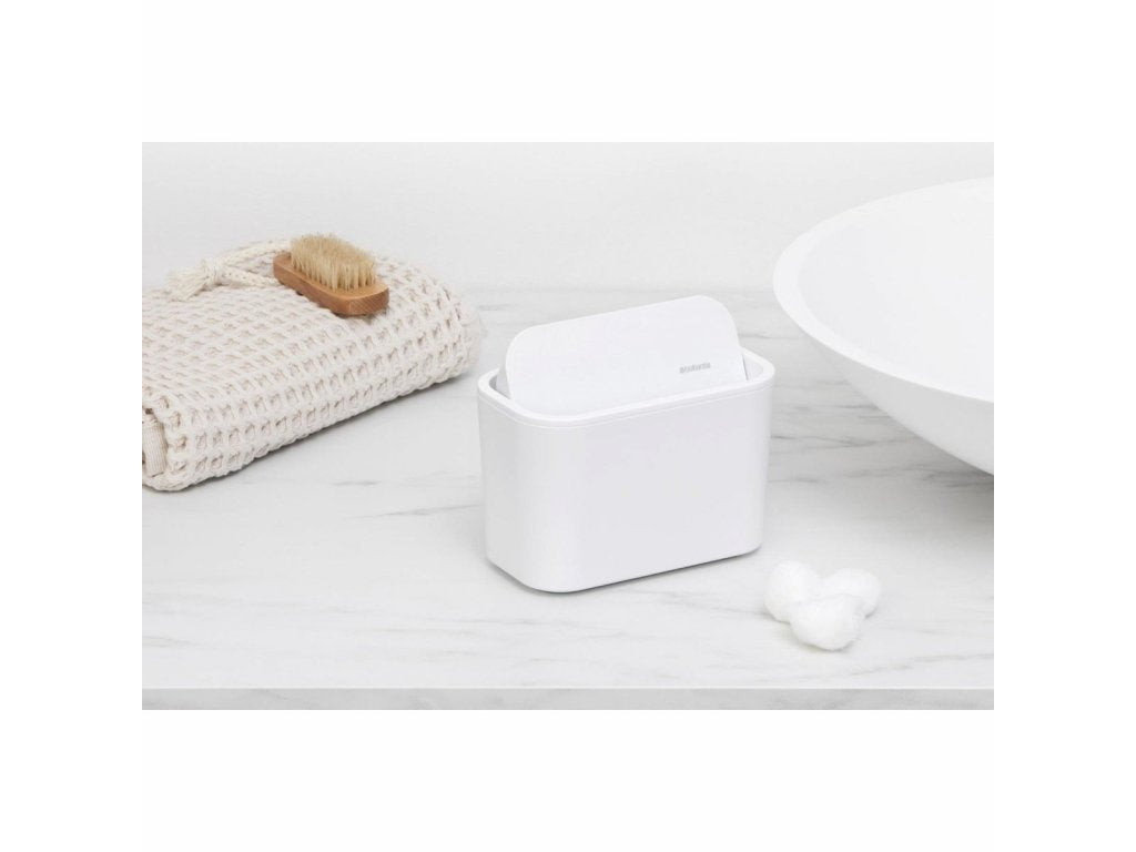 Brabantia Mini-soptunna för badrum MINDSET, mineralvit