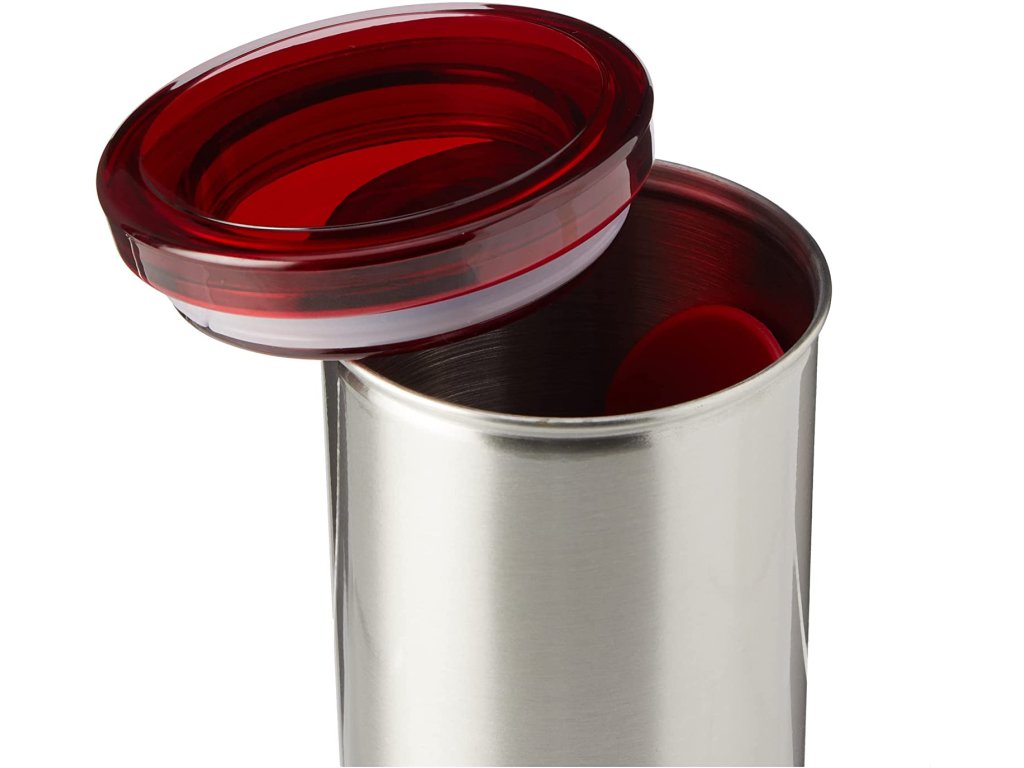 Brabantia Kaffekapselbehållare SENSEO 1,4 l, för 18 kapslar, rött lock