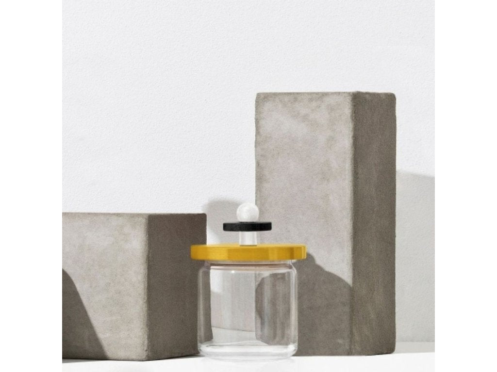 Alessi Köksförvaringsburk 100 COLLECTION, 750 ml, gul, glas