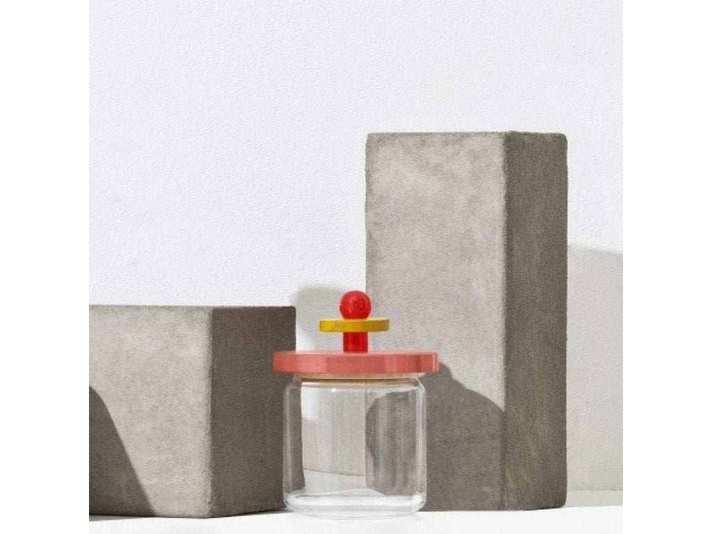 Alessi Köksförvaringsburk 100 COLLECTION, 750 ml, rosa, glas