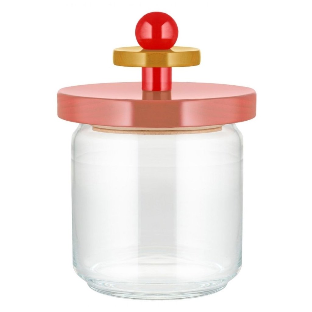 Alessi Köksförvaringsburk 100 COLLECTION, 750 ml, rosa, glas