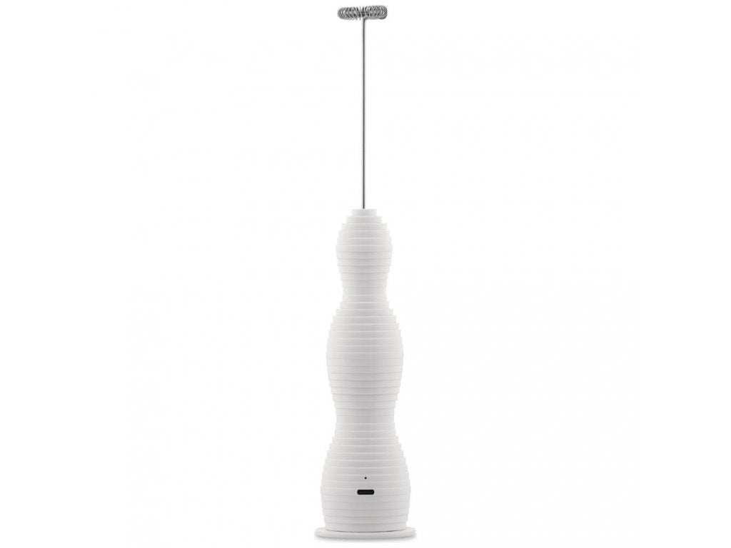 Alessi Mjölkskummare PULCINA, vit