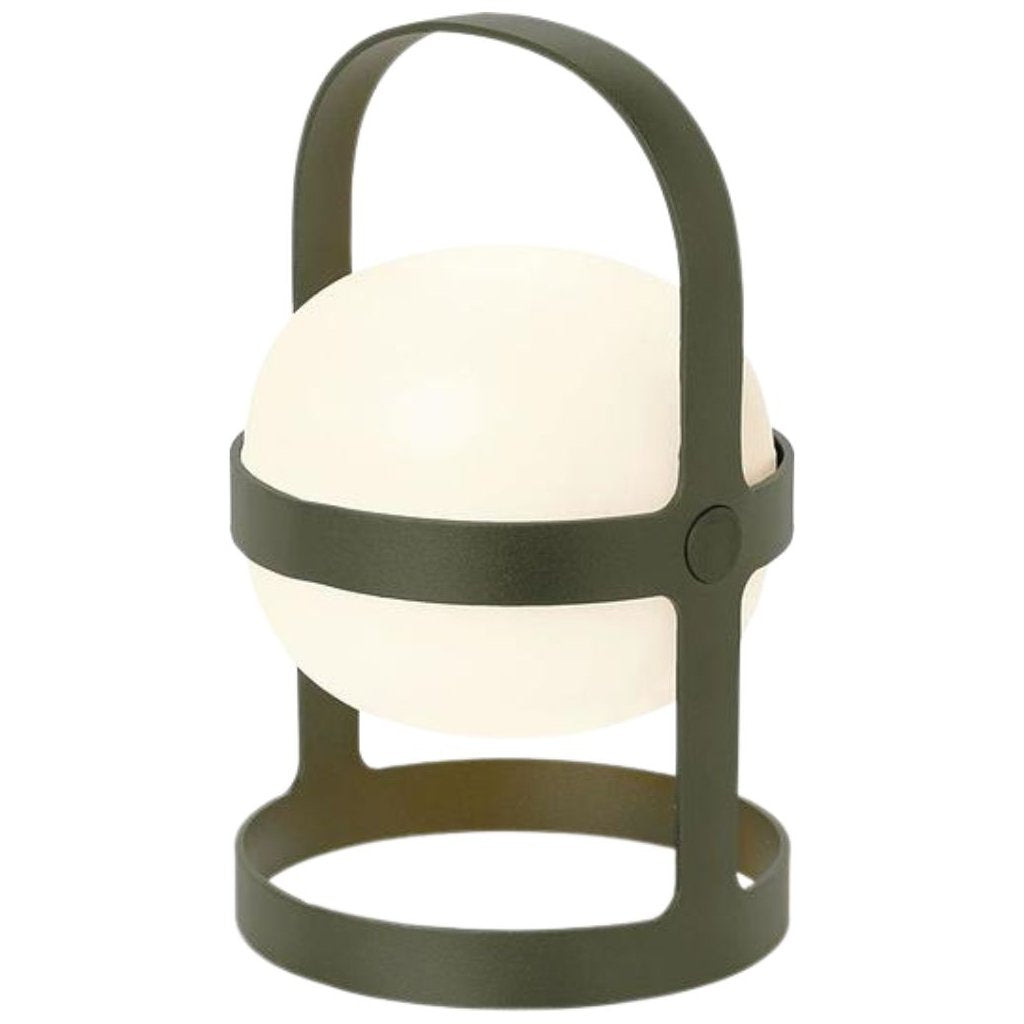 Rosendahl Bärbar bordslampa SOFT SPOT 34 cm, LED, olivgrön