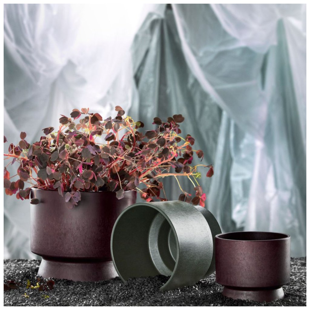 Rosendahl Blomkruka RECYCLED 15 cm, mörkgrön