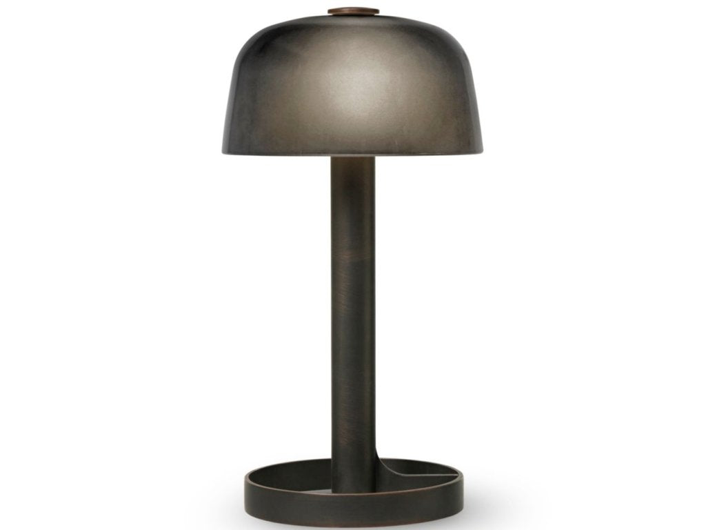 Rosendahl Bärbar bordslampa SOFT SPOT 24,5 cm, LED, rök