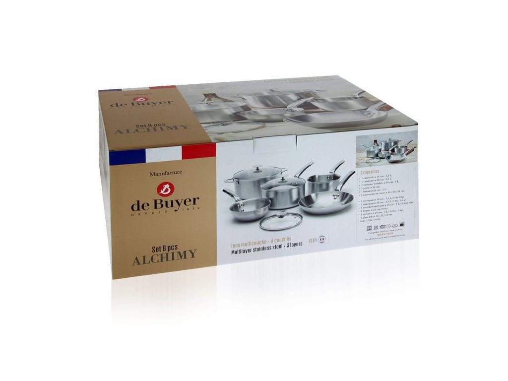 de Buyer Kastrullset ALCHIMY, 8 st