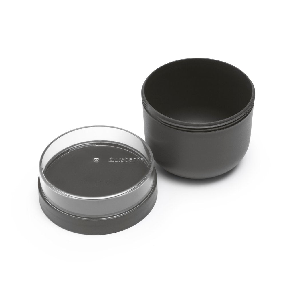 Brabantia Lunchskål MAKE & TAKE 500 ml, mörkgrå