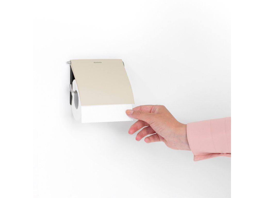 Brabantia Toalettpappershållare RENEW, mjuk beige