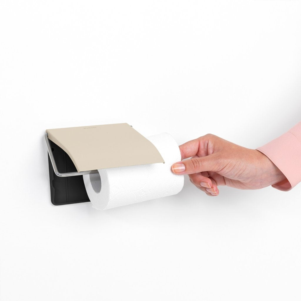 Brabantia Toalettpappershållare RENEW, mjuk beige
