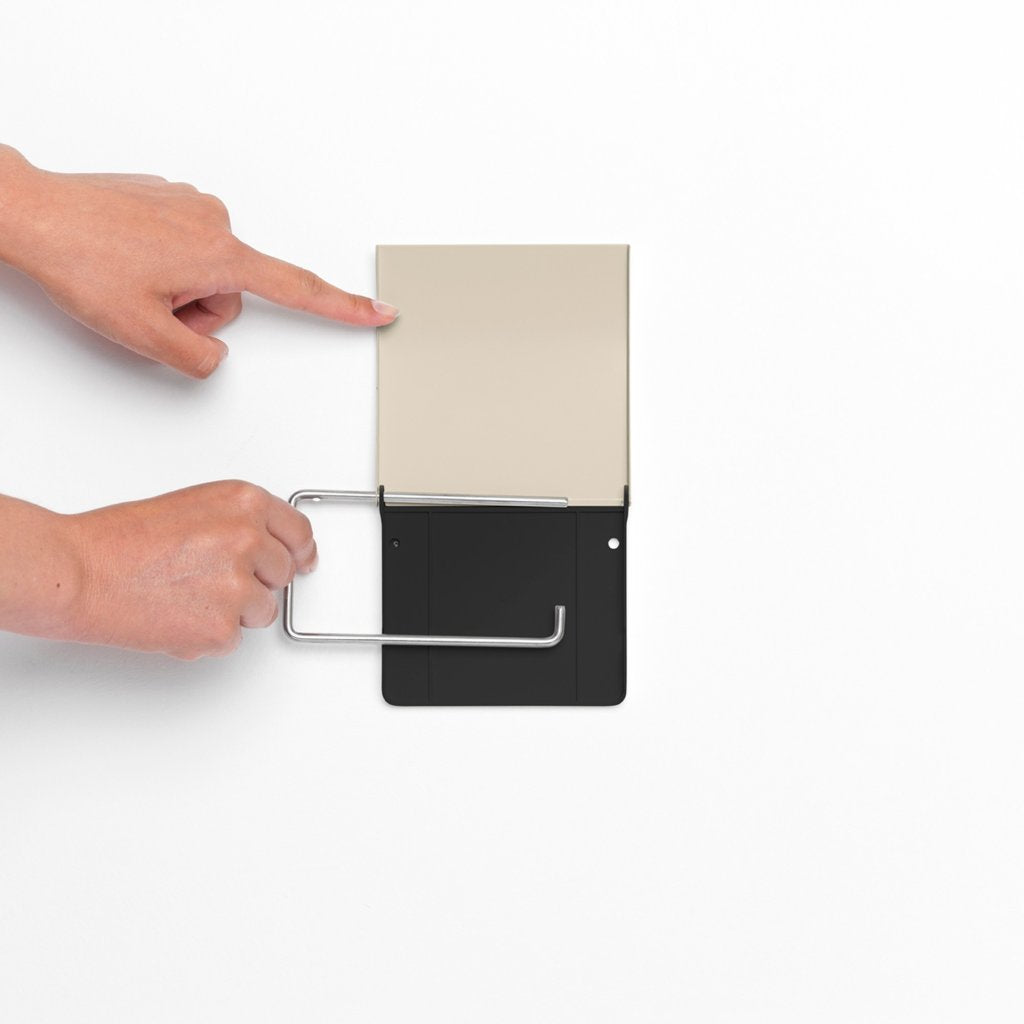 Brabantia Toalettpappershållare RENEW, mjuk beige