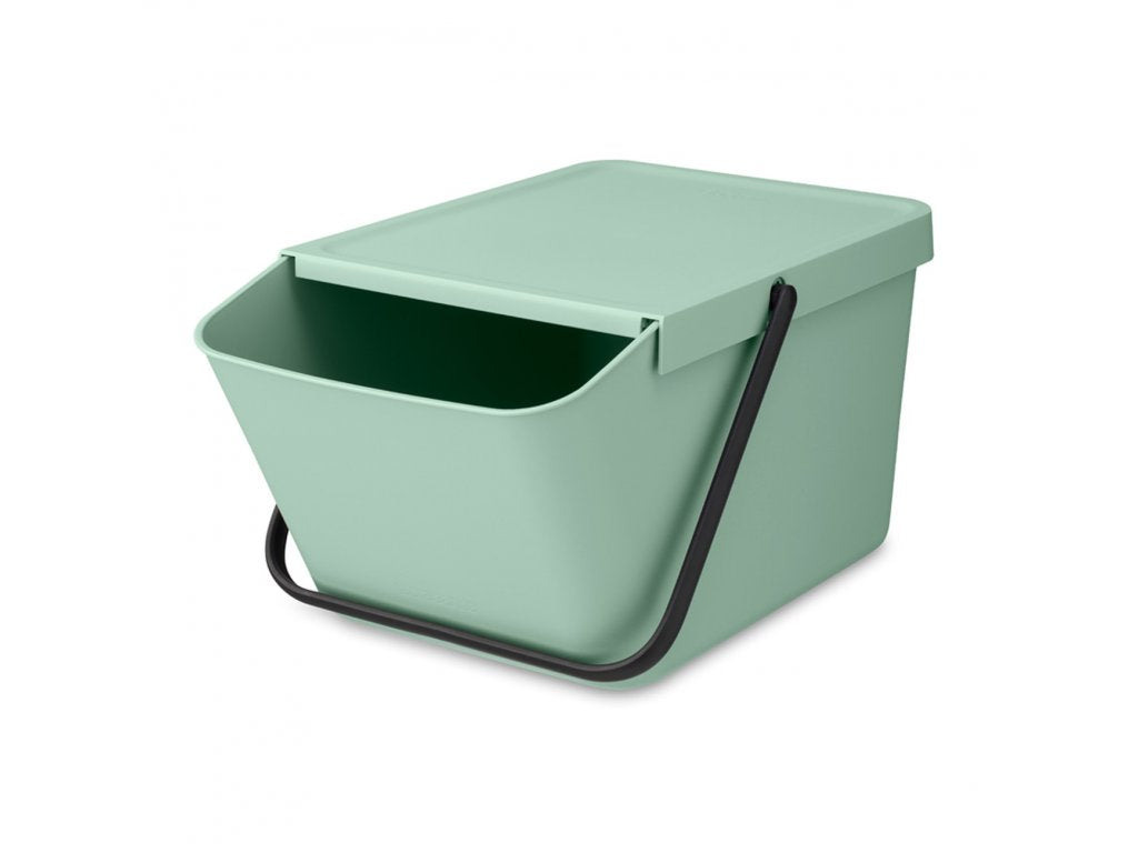 Brabantia Avfallskärl SORT & GO 20 l, stapelbar, jadegrön