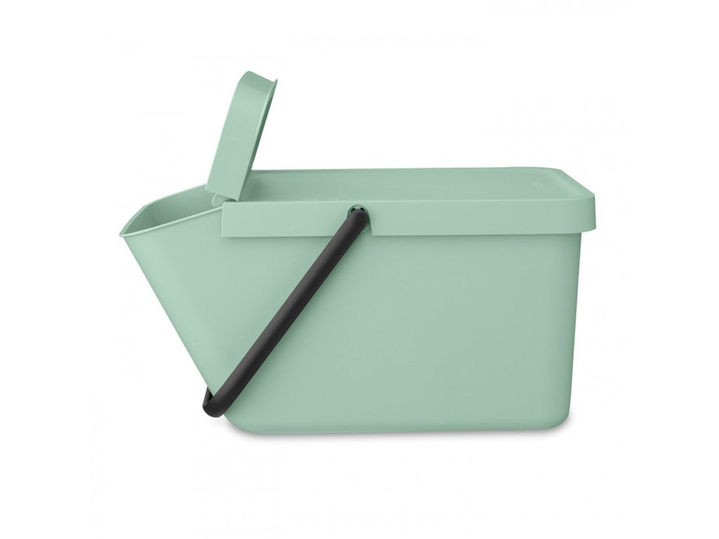 Brabantia Avfallskärl SORT & GO 20 l, stapelbar, jadegrön
