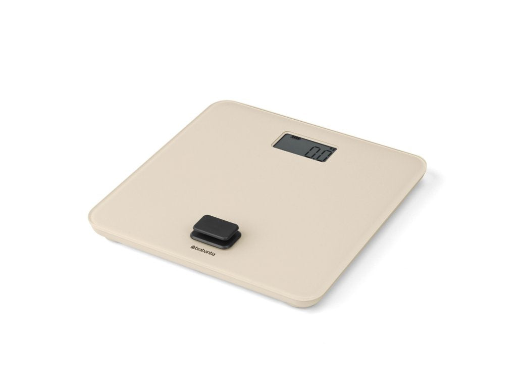 Brabantia Digital badrumsvåg RENEW mjuk beige, batterifri