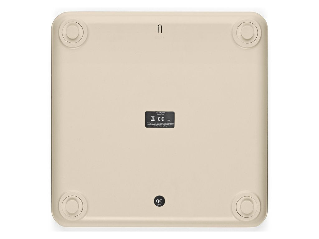 Brabantia Digital badrumsvåg RENEW mjuk beige, batterifri