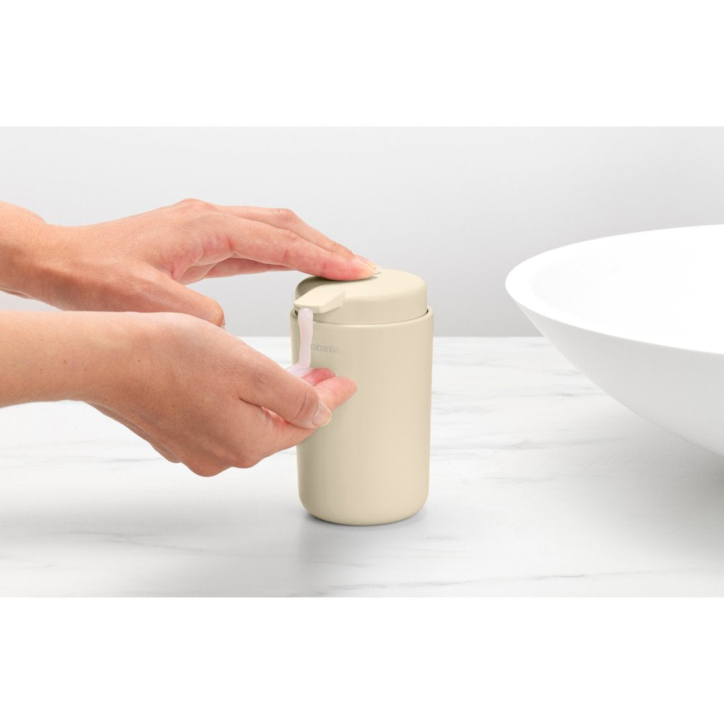 Brabantia Dispenser för flytande tvål RENEW mjuk beige