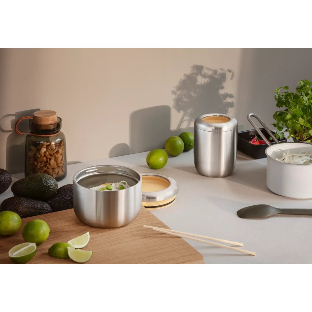 Eva Solo Termosburk TO GO 640 ml, silver/gul, rostfritt stål