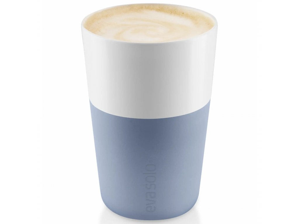Eva Solo Caffe latte-mugg, set i 2 delar, 360 ml, blå