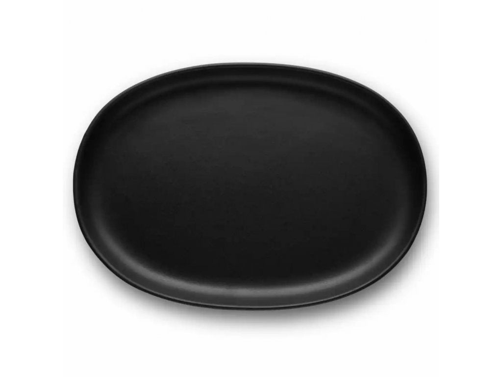 Eva Solo Middagstallrik NORDIC KITCHEN 26 cm, oval, svart, stengods