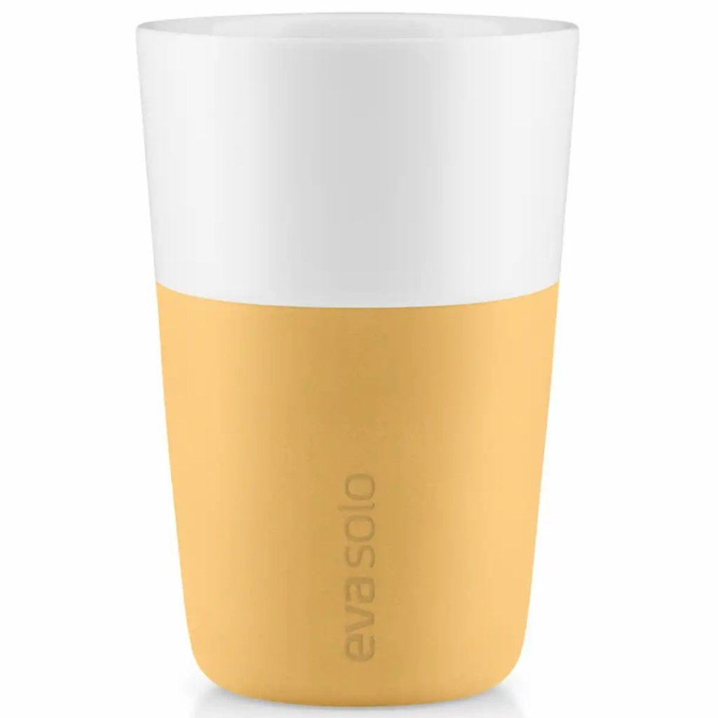 Eva Solo Caffe latte-mugg, set i 2 delar, 360 ml, gul