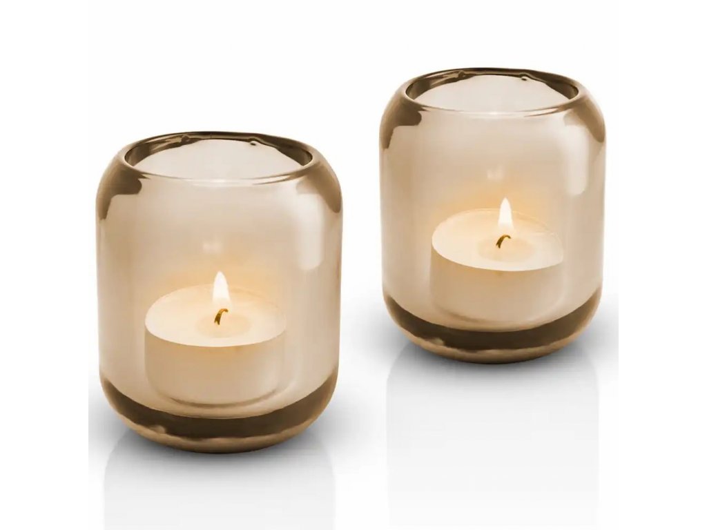 Eva Solo Värmeljushållare ACORN, set i 2 delar, hasselbrun