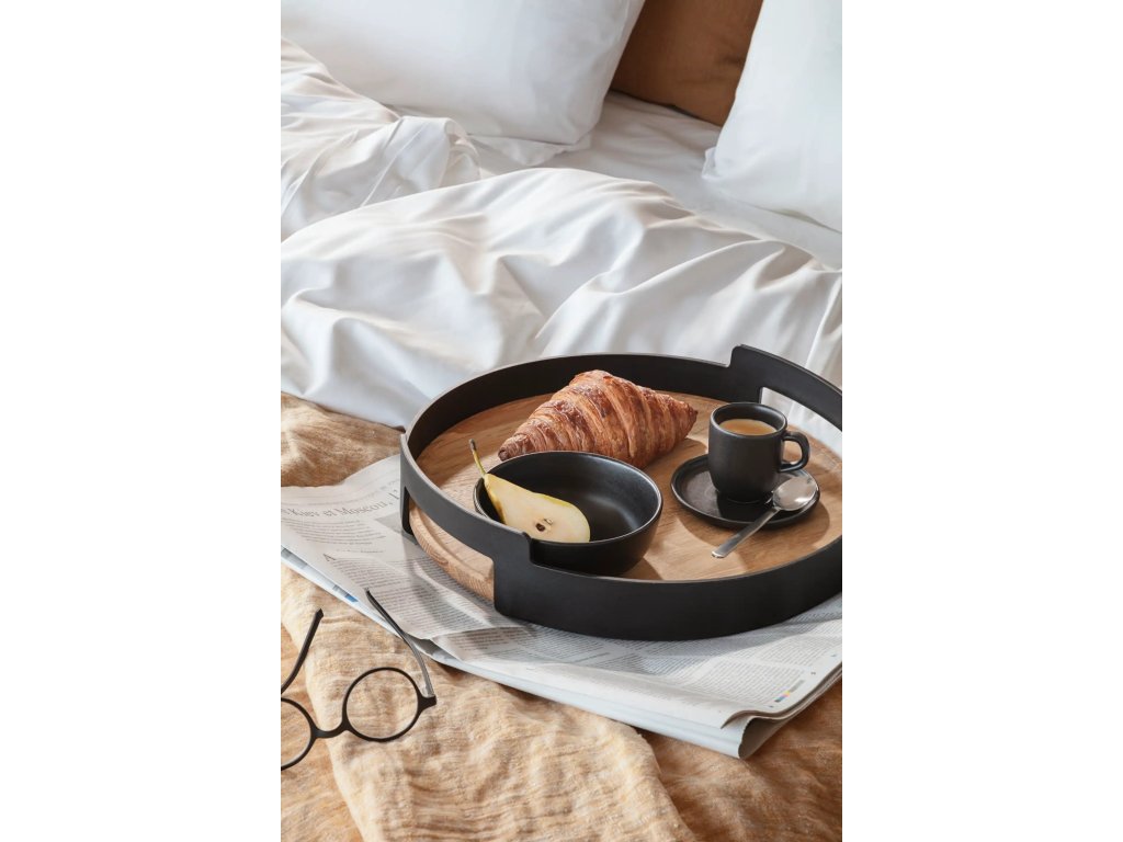 Eva Solo Espressokopp med fat NORDIC KITCHEN 70 ml, svart, stengods