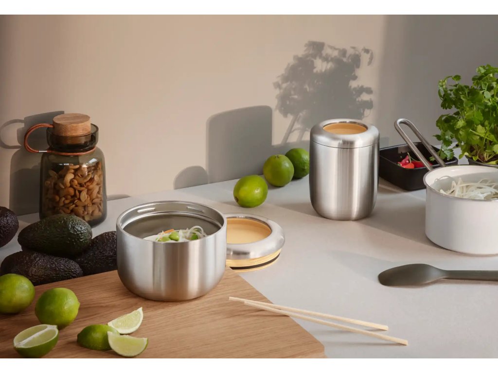 Eva Solo Termosburk TO GO 710 ml, silver/gul, rostfritt stål