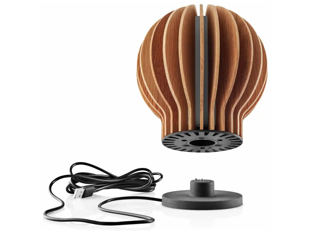 Eva Solo Bordslampa RADIANT 15 cm, LED, ljusbrun, trä