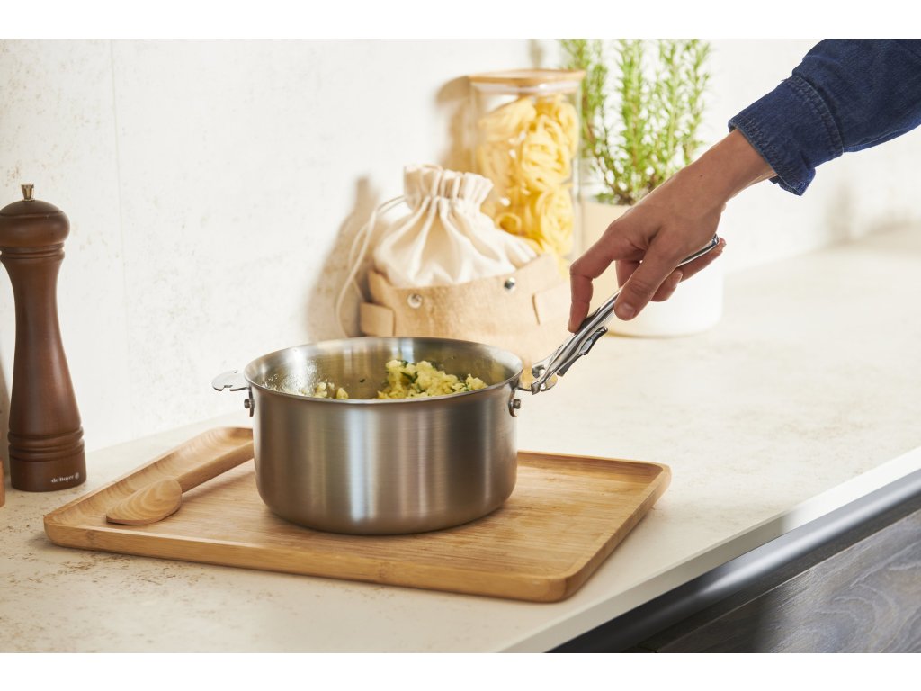 de Buyer Kastrull ALCHIMY LOQY 20 cm, silver, rostfritt stål