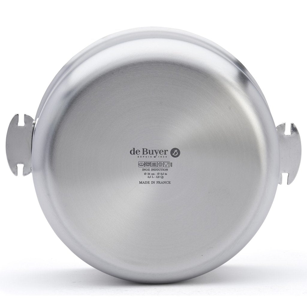 de Buyer Gryta ALCHIMY LOQY 24 cm, silver, rostfritt stål