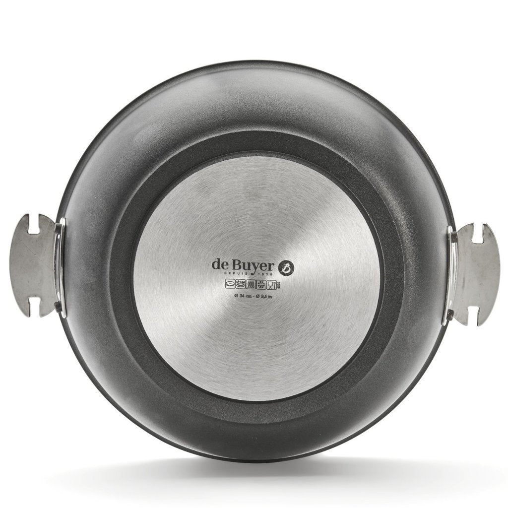 de Buyer Saute-panna CHOC EXTREME LOQY 24 cm, svart, aluminium