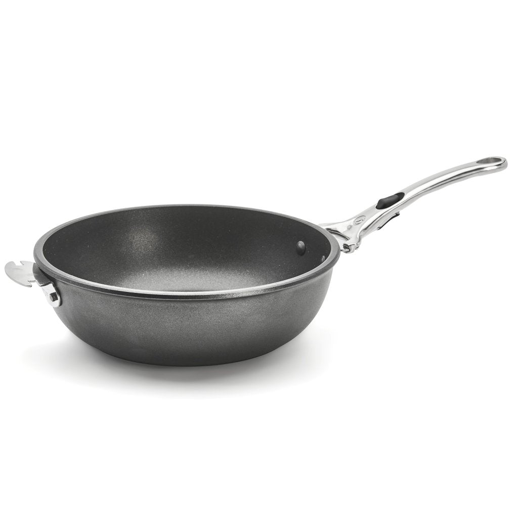 de Buyer Saute-panna CHOC EXTREME LOQY 24 cm, svart, aluminium