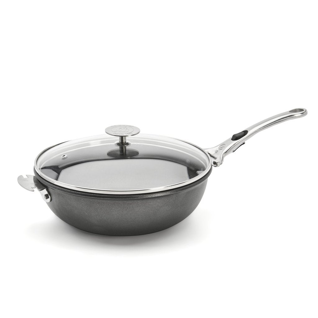 de Buyer Saute-panna CHOC EXTREME LOQY 24 cm, svart, aluminium