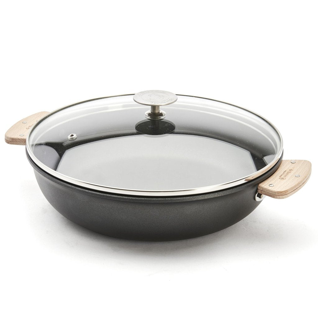 de Buyer Saute-panna CHOC EXTREME LOQY 24 cm, svart, aluminium