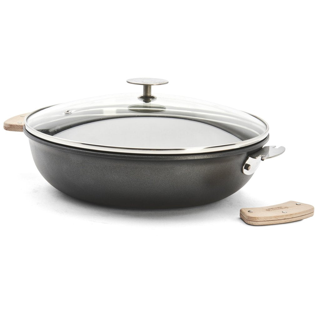 de Buyer Saute-panna CHOC EXTREME LOQY 24 cm, svart, aluminium