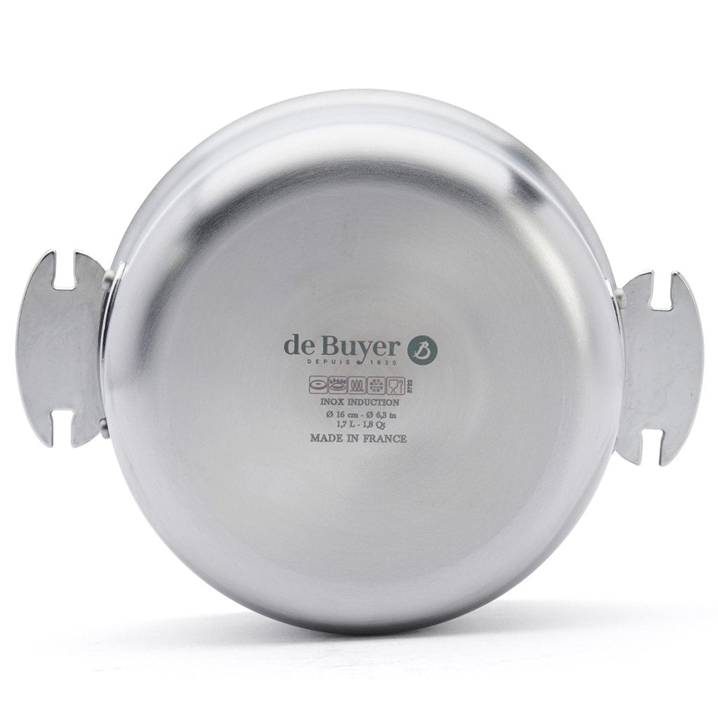 de Buyer Kastrullset ALCHIMY LOQY, 2 st, silver, rostfritt stål