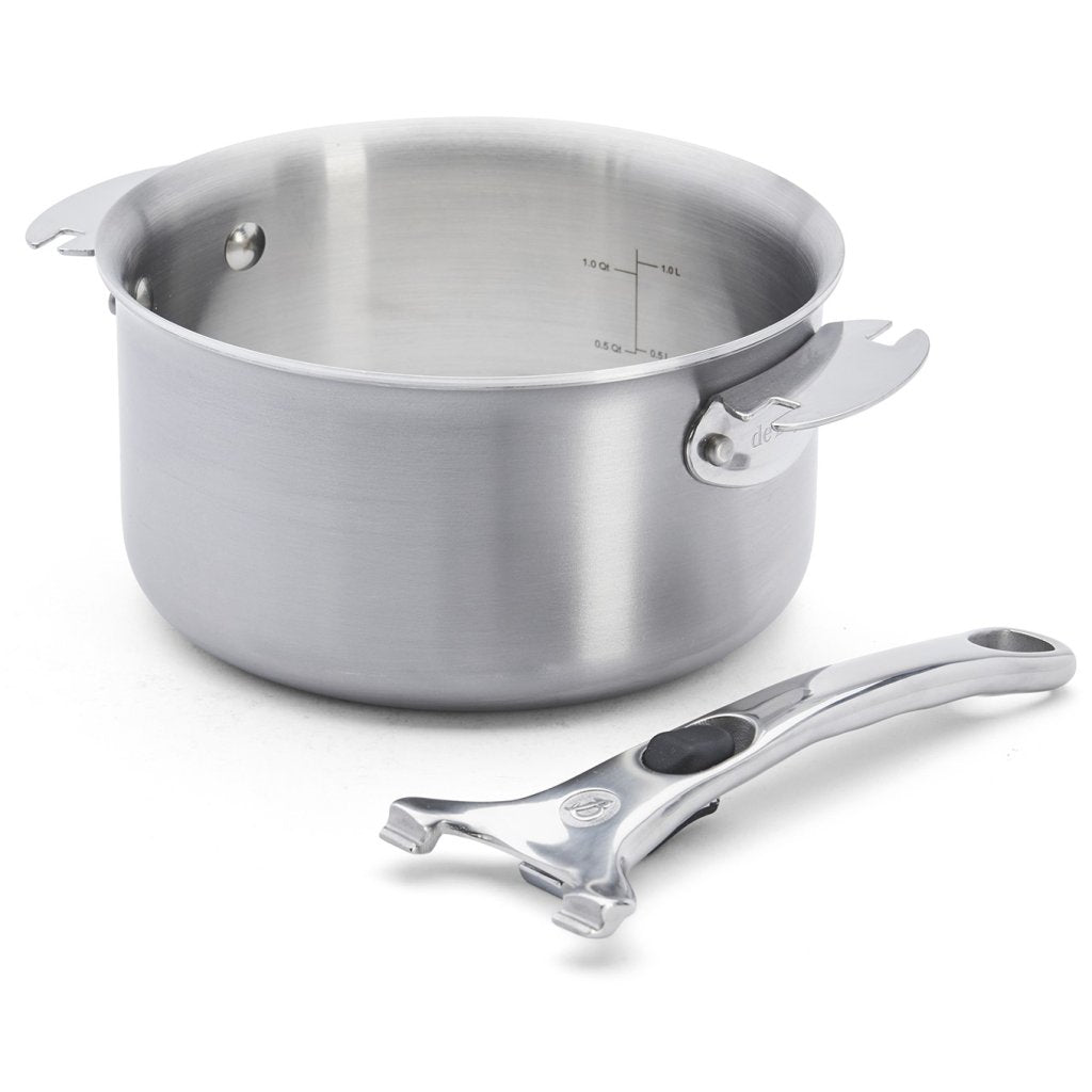 de Buyer Kastrullset ALCHIMY LOQY, 2 st, silver, rostfritt stål