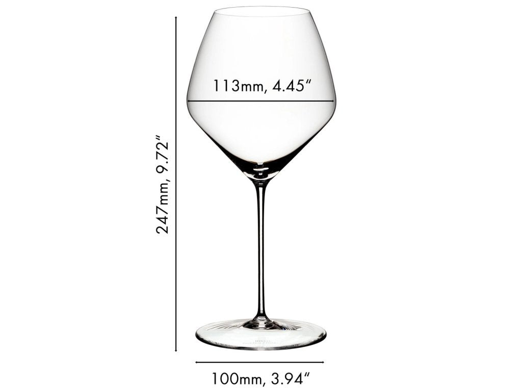 Riedel Pinot Noir/Nebbiolo Vinglas, 2-pack, Veloce 76,8 cl – Original, ej auktoriserad återförsäljare