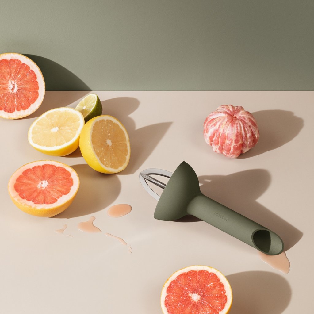 Eva Solo Citruspress GREEN TOOL 22 cm, grön, rostfritt stål/plast