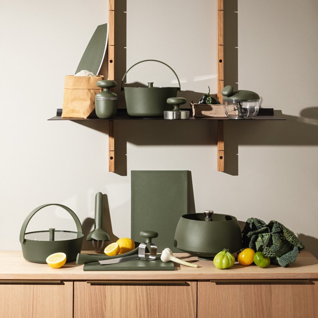 Eva Solo Citruspress GREEN TOOL 22 cm, grön, rostfritt stål/plast