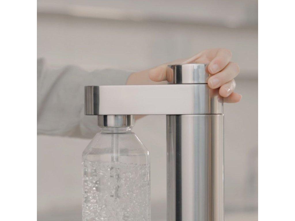Stelton Kolsyremaskin BRUS 42 cm, silver, rostfritt stål