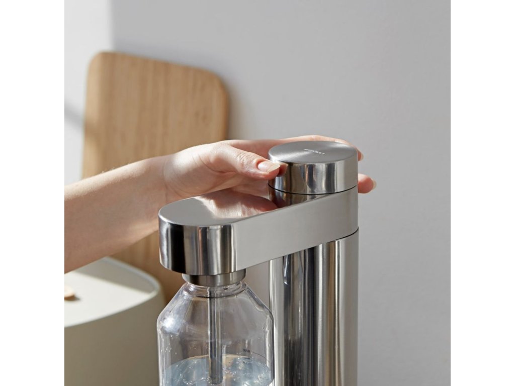 Stelton Kolsyremaskin BRUS 42 cm, silver, rostfritt stål