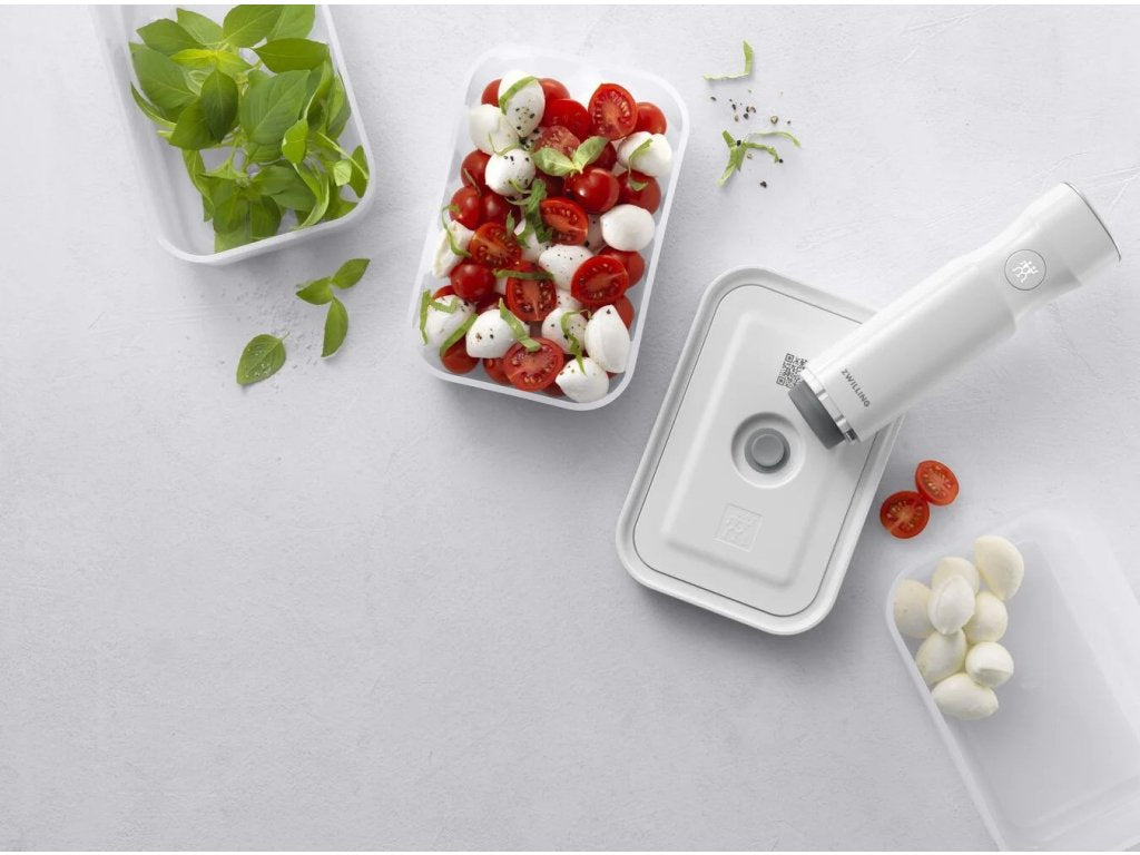 ZWILLING Vakuumbehållare för livsmedel FRESH & SAVE, set i 3, vit, plast, Zwilling