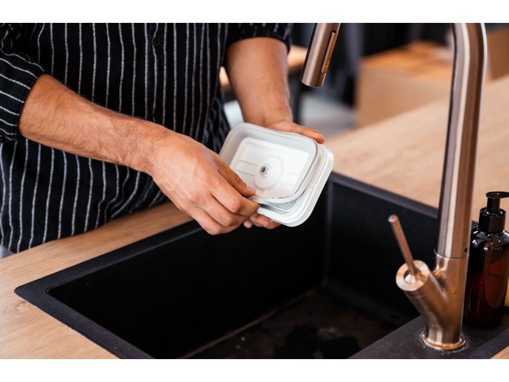 ZWILLING Vakuumbehållare för livsmedel FRESH & SAVE S 400 ml, vit, plast, Zwilling