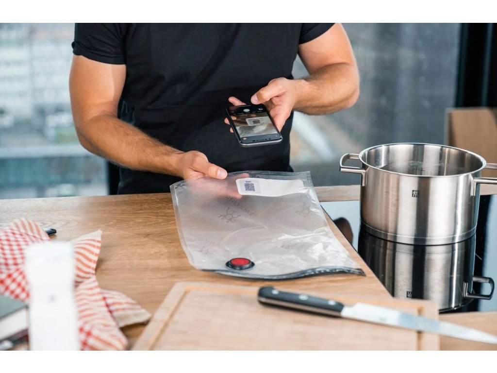 ZWILLING Vakuumförpackningar för livsmedel FRESH & SAVE M, set i 10, klar, plast, Zwilling