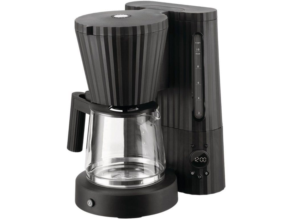 Alessi Kaffebryggare PLISSÉ 1,5 l, svart