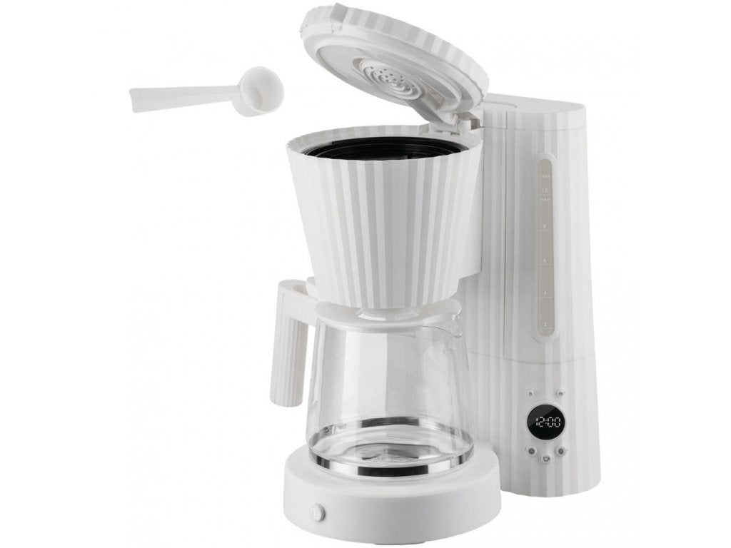 Alessi Kaffebryggare PLISSÉ 1,5 l, grå